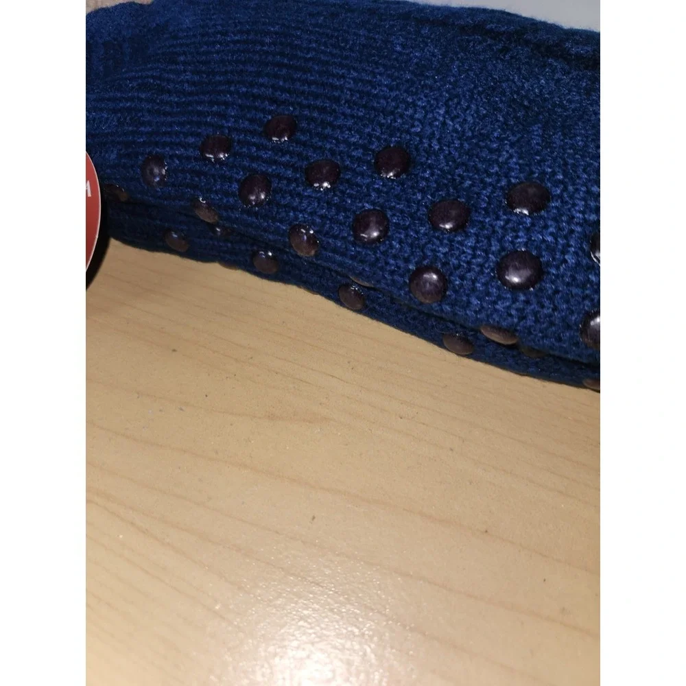 Olive Olivia Fuzzy Sweet Socks 2 Pair-Black & Navy Blue- One Size-NEW‎